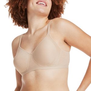 Hanes Women's X-Temp Wireless Bra, Cooling Mesh T-Shirt Bra, ComfortFlex Fit Wirefree Bra