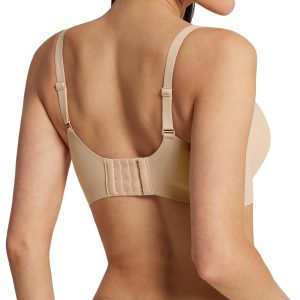HORISUN Seamless Bras Full Coverage V Neck Push Up Wireless Bras for Women