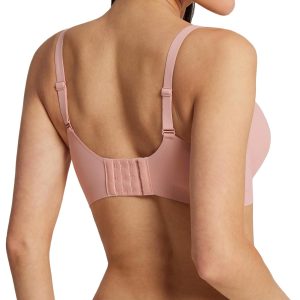 HORISUN Seamless Bras Full Coverage V Neck Push Up Wireless Bras for Women