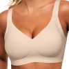 HORISUN Wireless Bras for Women Soft Comfortable No Underwire T Shirt Bra Seamless Full Coverage Bras with Support