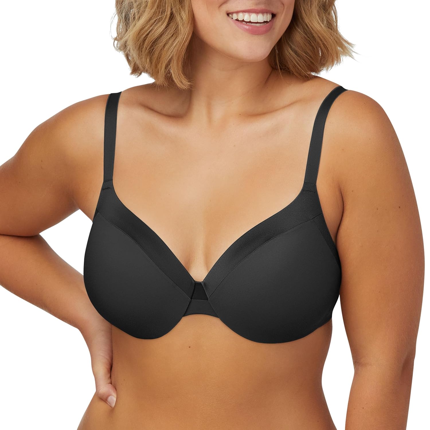 Maidenform Women's Comfort Devotion Underwire Bra, Full Coverage Convertible T-Shirt Bra