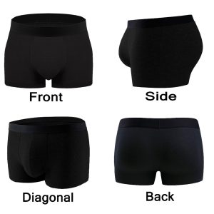 Men's Boxer Briefs,10 Pack，Mens Boxer Briefs Breathable Soft Moisture-Wicking Quick-Dry Underwear,Black