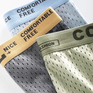 Men's Boxer Briefs Sports 5-Pack - AirMesh Ultra Breathable Underwear,Multi-Color