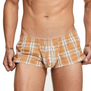 Men's Boxer Shorts Underwear Classic Fit Woven Boxer Shorts Moisture Wicking Men's Boxershorts for Active Lifestyle