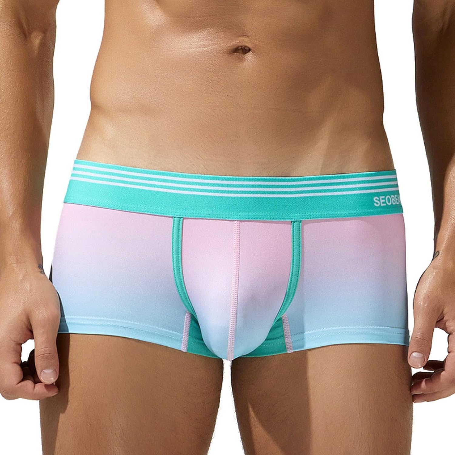 Men's Boxer Shorts with Moisture Wicking Cool and Comfortable Breathable Men's Boxer Underwear for Everyday Wear