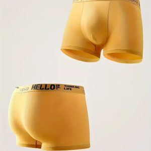 Men's Breathable Boxer Briefs 10-Pack - Airflow Anti-Friction, Moisture Wicking Quick-Dry Underwear Multipack