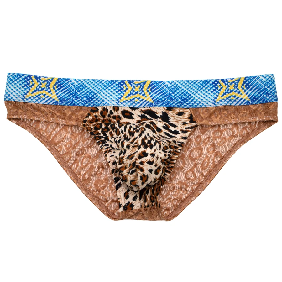 Men's Briefs Underwear Fashion Leopard print Bikini Comfortable Mens Briefs Breathable Sexy Mesh Male Underpants Man Panty K-10 - AliExpress 200574005