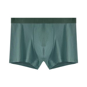 Men's Cotton Boxer Briefs, Ribbed Comfort Fit, 7-Pack, Solid Color Underwear