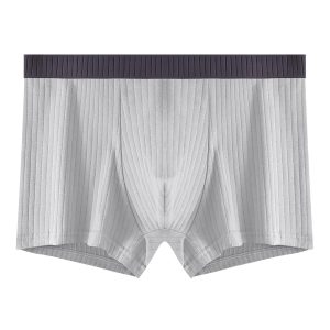 Men's Cotton Boxer Briefs, Ribbed Comfort Fit, 7-Pack, Solid Color Underwear