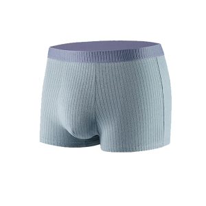 Men's Cotton Boxer Briefs, Ribbed Comfort Fit, 7-Pack, Solid Color Underwear