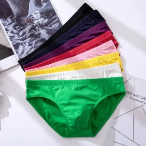 Men's Cotton Underwear Male Pure Triangular Briefs Underpants Man Breathable Low Waist Underwear - AliExpress 200574005