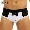 Men's Cute Tuxedo Boxer Shorts Briefs Underwear Black Color Splice Cotton Bow Tie Panties for Bedtime Surprise Underpants - AliExpress 200574005