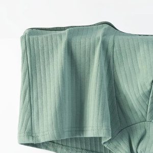 Men's Ribbed Cotton Boxer Briefs, 4-Pack, Assorted Colors - Comfortable Male Underwear