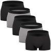 Mens Underwear 5 Pack, Mens Boxer Briefs Breathable Soft Moisture-Wicking Quick-Dry Underwear for Men Multipack