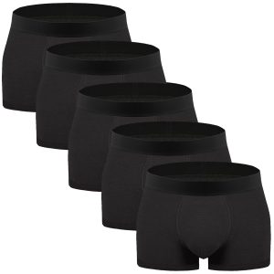 Mens Underwear 5 Pack, Mens Boxer Briefs Breathable Soft Moisture-Wicking Quick-Dry Underwear for Men Multipack