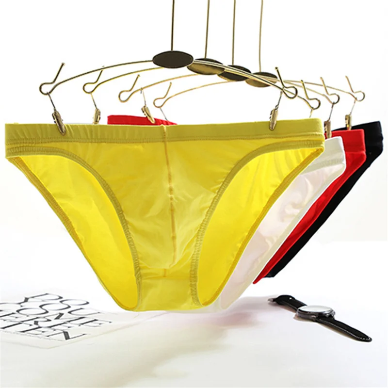 Men's Underwear Solid Color Summer Cotton Underpants Male Shorts Sexy Briefs Big Size Seamless Man Panties For Men - AliExpress 200574005