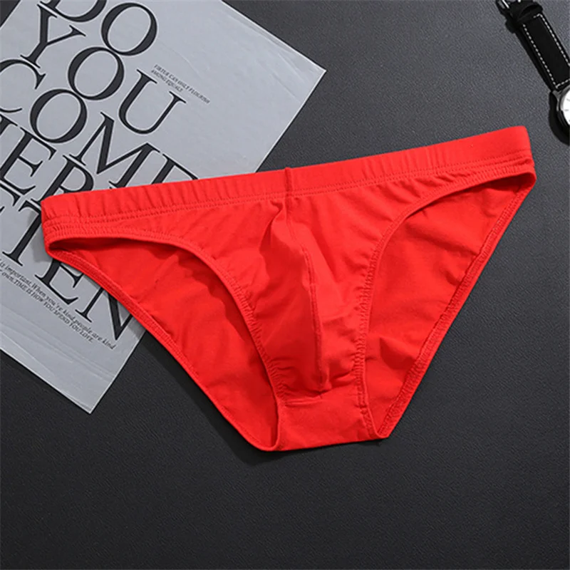 Men's Underwear Solid Color Summer Cotton Underpants Male Shorts Sexy Briefs Big Size Seamless Man Panties For Men - AliExpress 200574005