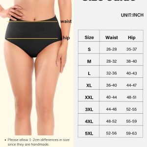 Molasus Incontinence Underwear for Women Absorbency Period Leakproof Panties