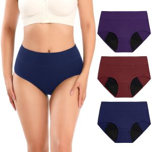 Molasus Incontinence Underwear for Women Absorbency Period Leakproof Panties