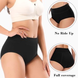 Molasus Incontinence Underwear for Women Absorbency Period Leakproof Panties