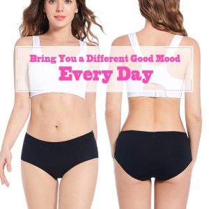 Molasus Women's Soft Cotton Briefs Ladies Mid-High Waisted Full Coverage Panties (Regular & Plus Size)