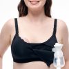 Momcozy 4-in-1 Hands-Free Pumping Bra with Cooling Fabric & Jelly-Strip Support, Nursing & Breast Pump Bra for All-Day Wear