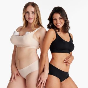 Momcozy Nursing Bras for Breastfeeding, FB016 Jelly Strip Support Comfort Maternity Bra, Full-Coverage Seamless Wireless Bra