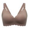 Momcozy Nursing Bras for Breastfeeding, Seamless Pregnancy Maternity Bra Wireless Classic Jelly Strip Support Nursing Bra