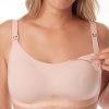 Momcozy Nursing Bras for Breastfeeding, Seamless Ultra Comfort Maternity Bra with Performax™ Technology U Neck Pregnancy Bra