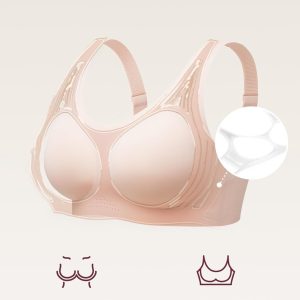 Momcozy Seamless Comfort Bra, Wireless Full-Coverage Everyday Wear, Invisible All-Day Support