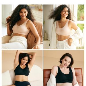 Momcozy Seamless Comfort Bra, Wireless Full-Coverage Everyday Wear, Invisible All-Day Support