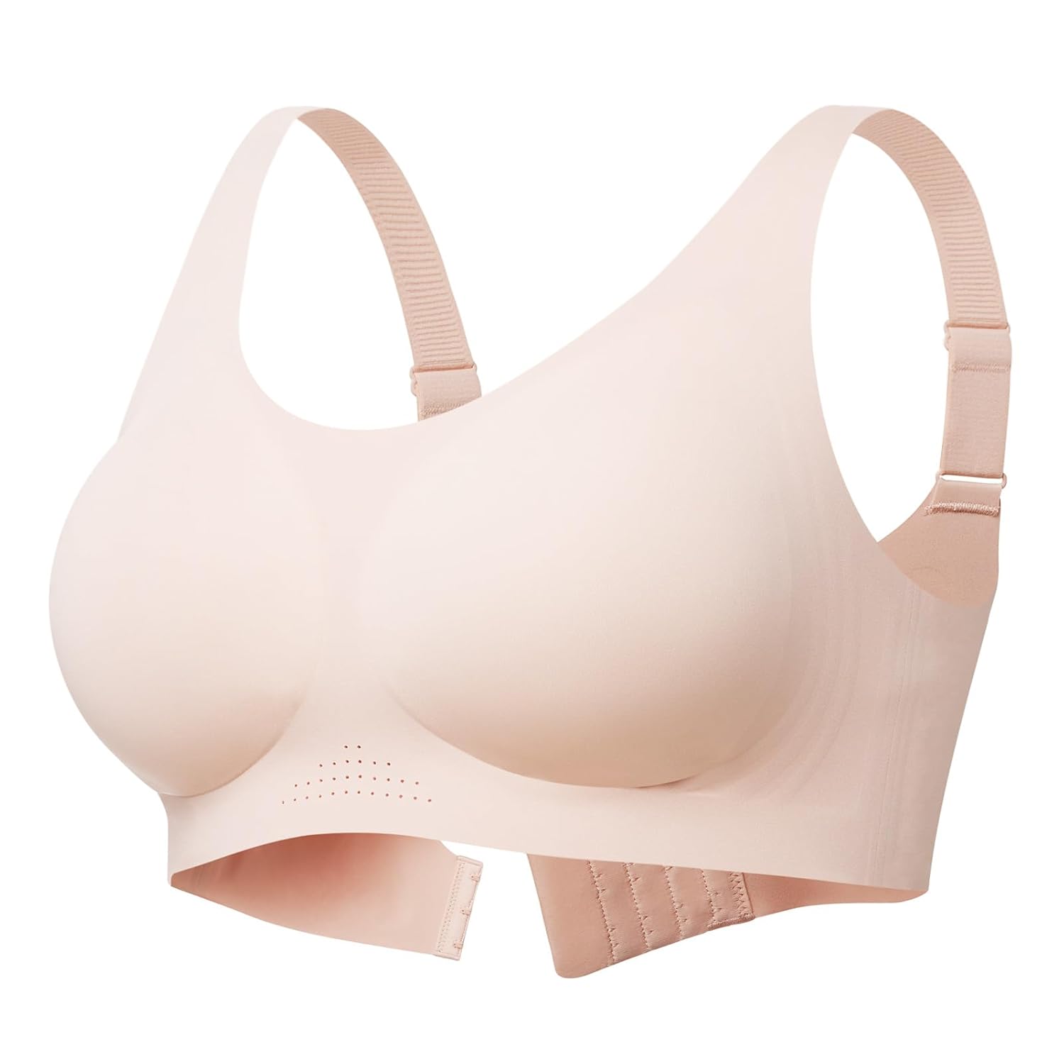 Momcozy Seamless Comfort Bra, Wireless Full-Coverage Everyday Wear, Invisible All-Day Support