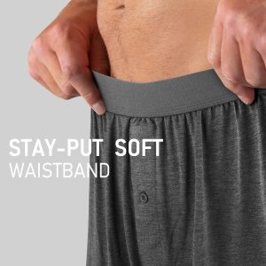 Natural Feelings Men's Boxer Short Bamboo Viscose Boxers for Men Loose Fit Mens Soft Underwear Breathable Boxers for Men Pack