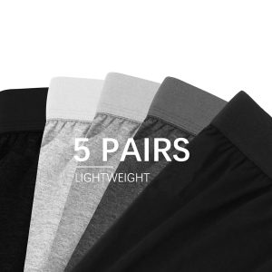 Natural Feelings Men's Boxer Short Bamboo Viscose Boxers for Men Loose Fit Mens Soft Underwear Breathable Boxers for Men Pack