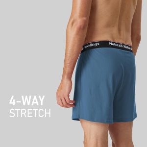 Natural Feelings Men's Boxer Short Bamboo Viscose Boxers for Men Loose Fit Mens Soft Underwear Breathable Boxers for Men Pack