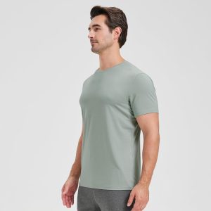 netdraw Men's Bamboo Viscose Athletic Shirt Lightwieht Cooling Moisture Wicking Workout Running Hiking Fitness T-Shirt