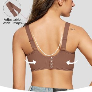 OEAK Womens Seamless Push Up Bras No Underwire Full Coverage Comfortable Bra V Neck Bralettes Wireless Everyday Bra