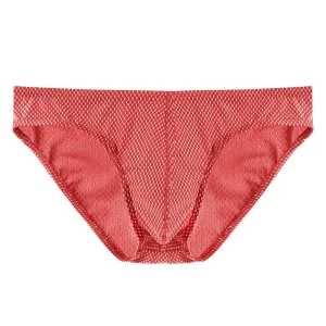 Plus Size Low Waist Ice Silk Briefs Men's Underwear Breathable U Bulge Pouch Underpants Homme Male Elastic Sexy Panties Cuecas - AliExpress 200574005