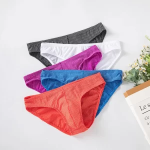 Plus Size Low Waist Ice Silk Briefs Men's Underwear Breathable U Bulge Pouch Underpants Homme Male Elastic Sexy Panties Cuecas - AliExpress 200574005