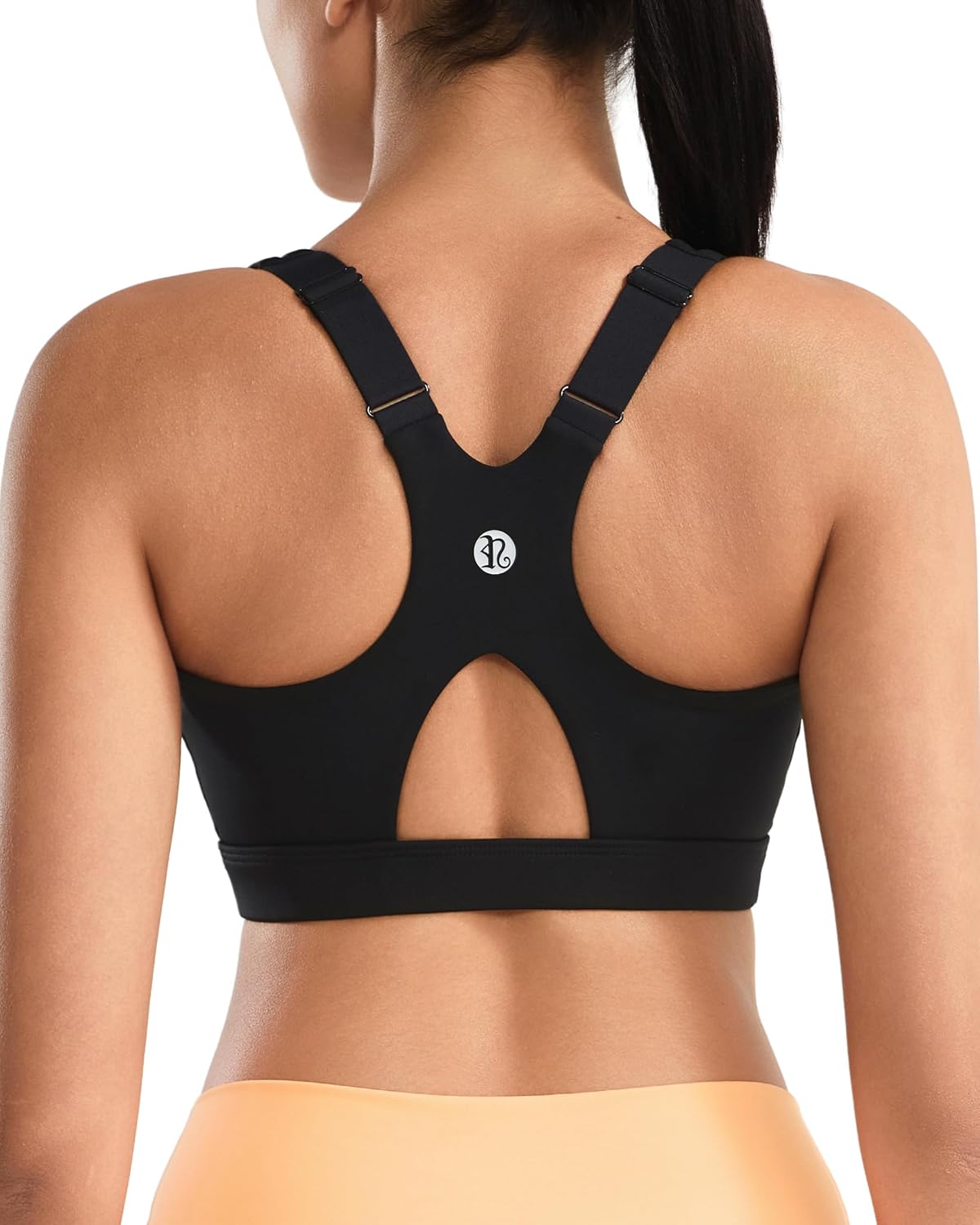 RUNNING GIRL High Impact Sports Bras for Women High Support Molded Cups, Adjustable Straps Sports Bra with Sewn in Pads