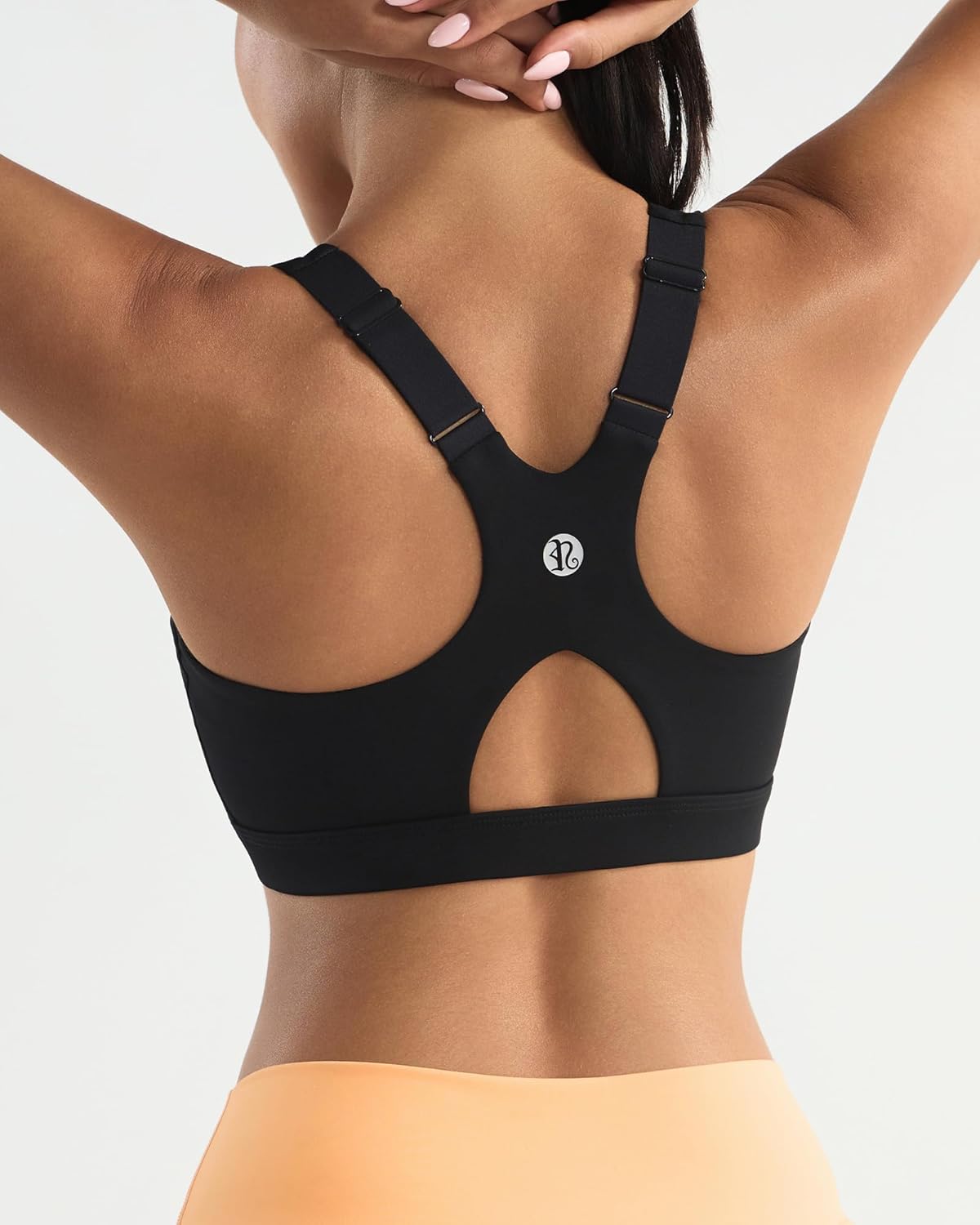 RUNNING GIRL High Impact Sports Bras for Women High Support Molded Cups, Adjustable Straps Sports Bra with Sewn in Pads