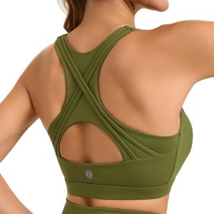 RUNNING GIRL High Impact Sports Bras for Women High Support Women’s Sports Bra Racerback Workout Running Bra