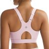 RUNNING GIRL Sports Bra for Women,Adjustable Straps Molded Cup High Impact Sports Bras for Women with Sewn in Pads