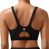 RUNNING GIRL Sports Bra for Women High Support, Molded Cup High Impact Sports Bras for Women with Sewn in Pads