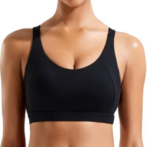 RUNNING GIRL Sports Bra for Women High Support, Molded Cup High Impact Sports Bras for Women Large Bust
