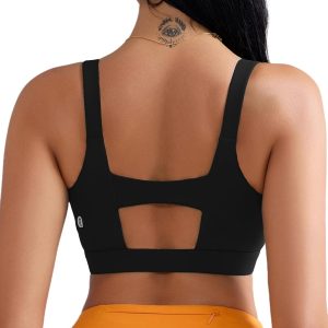 RUNNING GIRL Sports Bra for Women High Support, Molded Cup High Impact Sports Bras for Women Large Bust