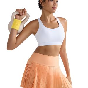 RUNNING GIRL Sports Bra for Women High Support,Molded Cup High Impact Sports Bras with Sewn in Pads