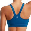 RUNNING GIRL Sports Bra for Women, Molded Cup High Impact Sports Bras for Women with Sewn in Pads