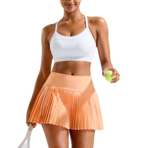 RUNNING GIRL Sports Bra for Women,Y Back Molded Cup Medium Impact Sports Bras for Women with Sewn in Pads