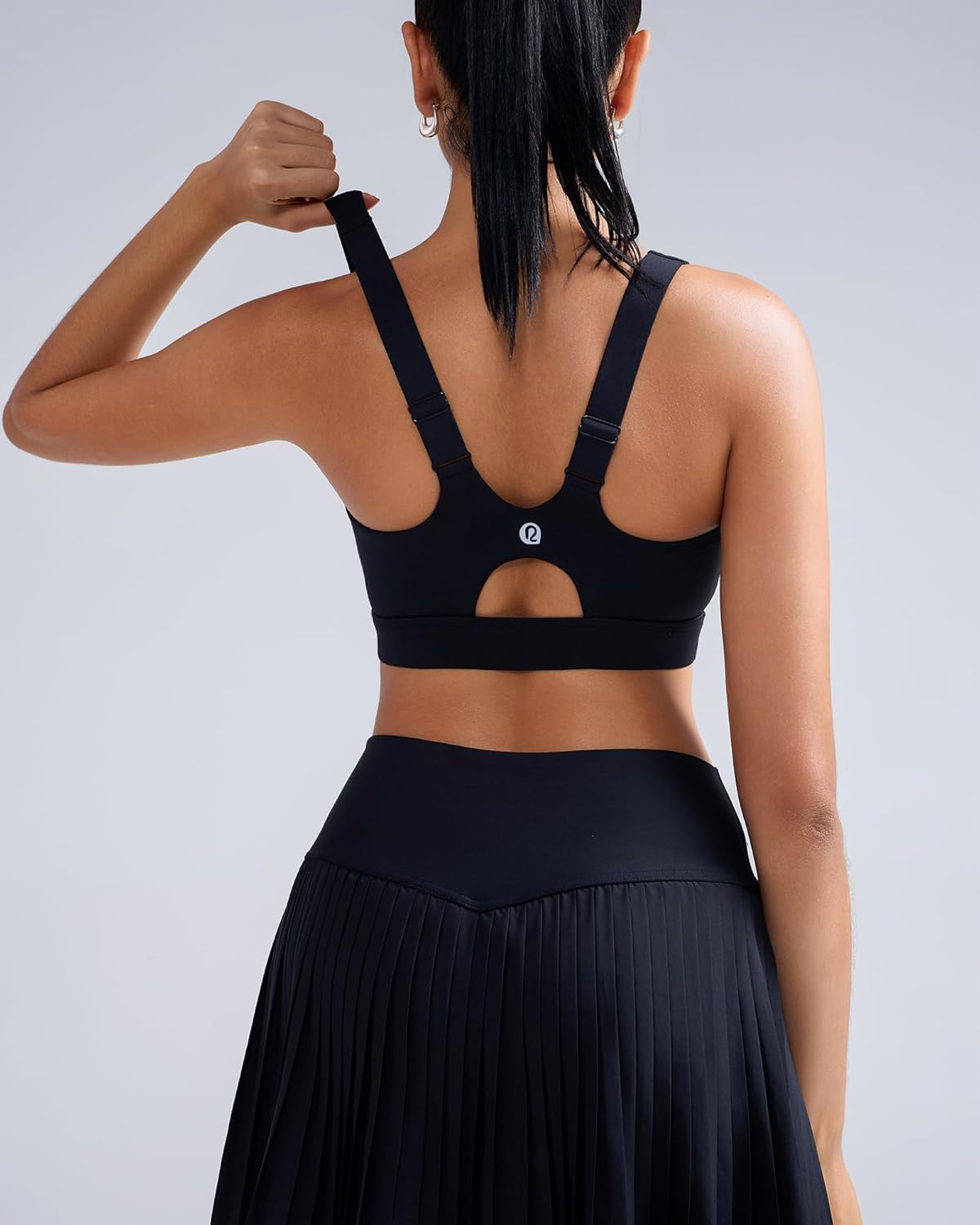 RUNNING GIRL Sports Bras for Women High Support,Adjustable Racerback Molded Cup Sports Bra Yoga Athletic Workout Bra